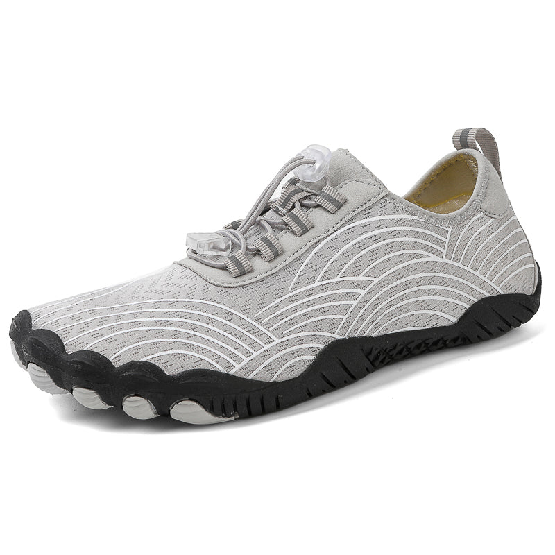 "Moderner Barfußschuh mit ergonomischem Design, unisex, in Schwarz, Rot, Pink oder Grau, perfekte Passform und Komfort"