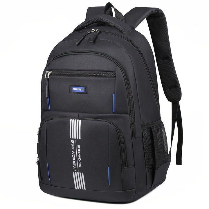 "Moderner Herrenrucksack, langlebig und stilvoll, mit gepolsterten Riemen; ideal für Alltag und Reisen."
