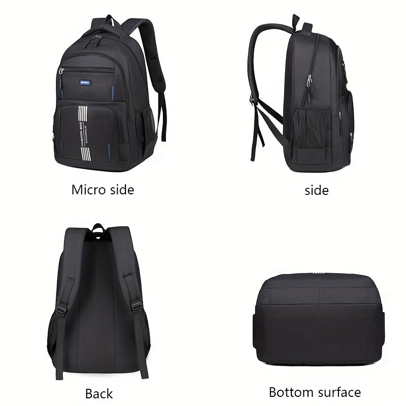 "Moderner Herrenrucksack, langlebig und stilvoll, mit gepolsterten Riemen; ideal für Alltag und Reisen."