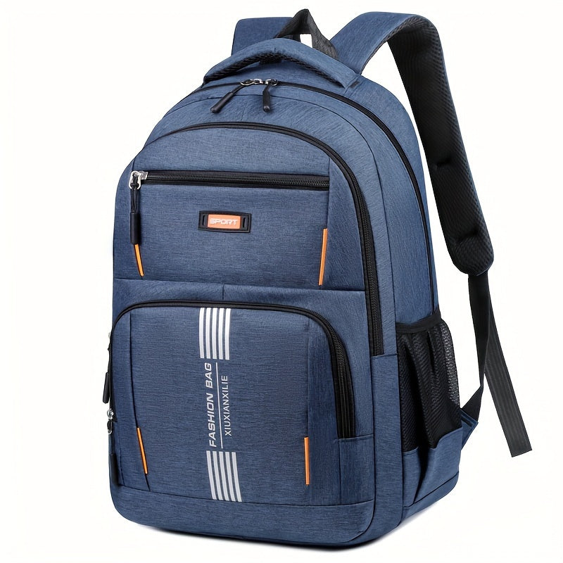 "Moderner Herrenrucksack, langlebig und stilvoll, mit gepolsterten Riemen; ideal für Alltag und Reisen."