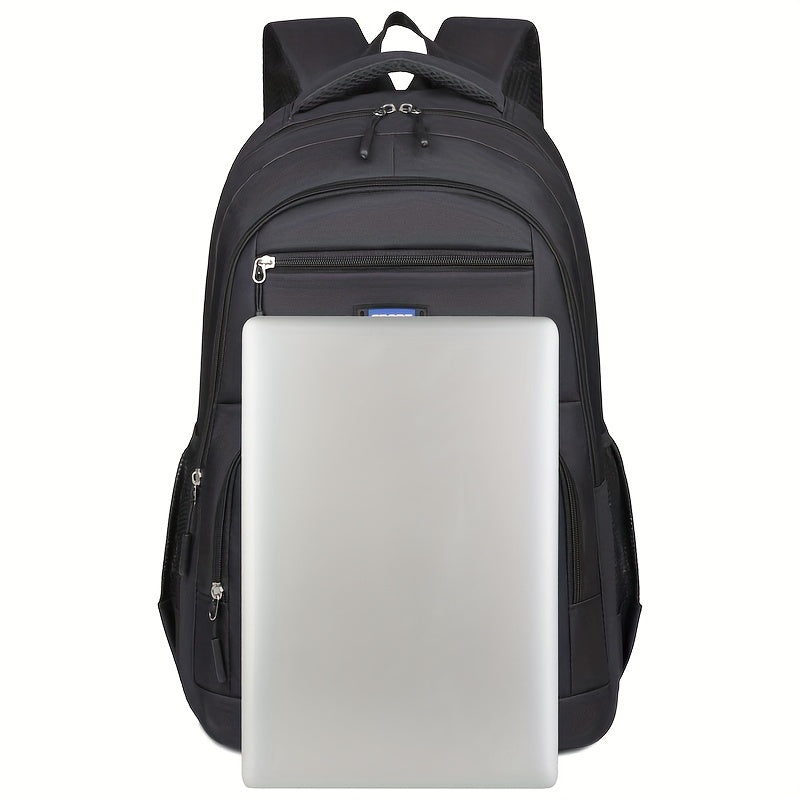"Moderner Herrenrucksack, langlebig und stilvoll, mit gepolsterten Riemen; ideal für Alltag und Reisen."