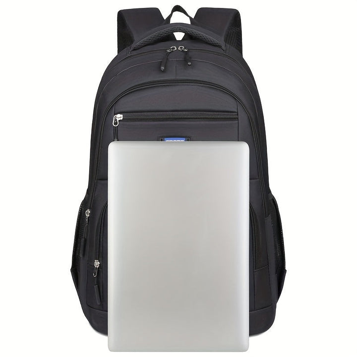 "Moderner Herrenrucksack, langlebig und stilvoll, mit gepolsterten Riemen; ideal für Alltag und Reisen."