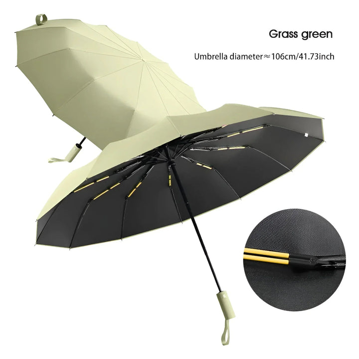 "Moderner umweltfreundlicher Regenschirm, UV-Schutz, wasserdicht, recycelbare Materialien, Frauen Accessoire"