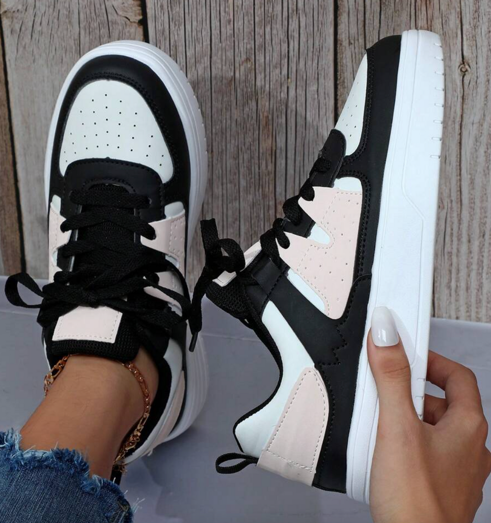 Modische Damen Sneaker in Leopardenmuster, vielseitige Farben, hoher Komfort, ideal für jedes Outfit, Eyecatcher-Schuhwerk.