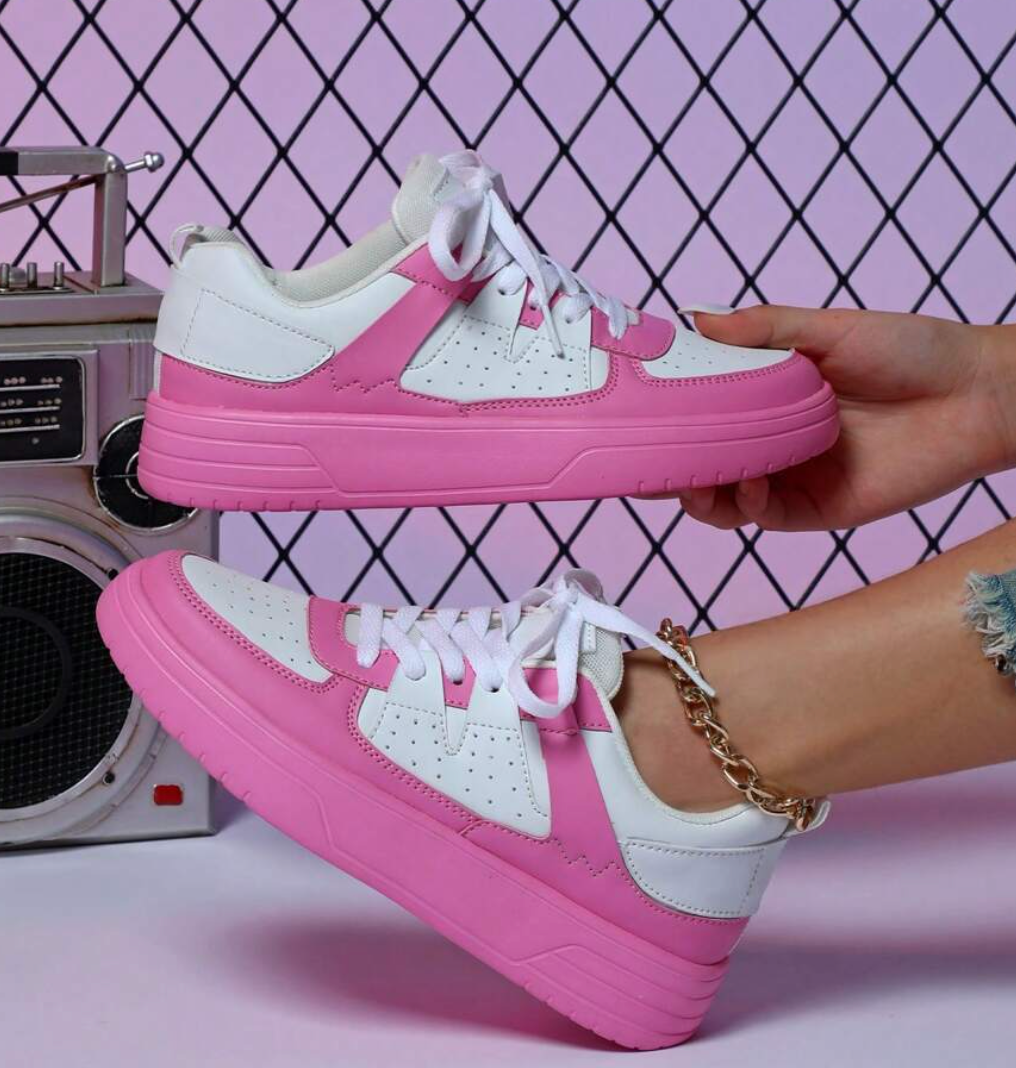 Modische Damen Sneaker in Leopardenmuster, vielseitige Farben, hoher Komfort, ideal für jedes Outfit, Eyecatcher-Schuhwerk.