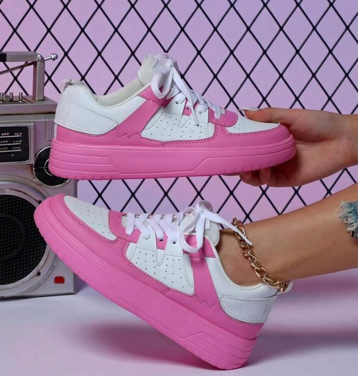 Modische Damen Sneaker in Leopardenmuster, vielseitige Farben, hoher Komfort, ideal für jedes Outfit, Eyecatcher-Schuhwerk.