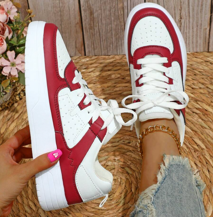 Modische Damen Sneaker in Leopardenmuster, vielseitige Farben, hoher Komfort, ideal für jedes Outfit, Eyecatcher-Schuhwerk.