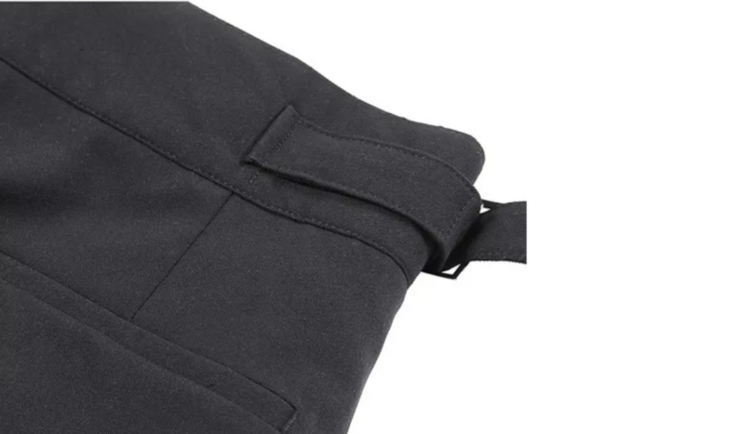 "Modische Herren-Gurkha-Hose mit hoher Taille, 7/8-Schnitt; flexibel, elegant, britisches Flair, knitterfreies Gewebe"