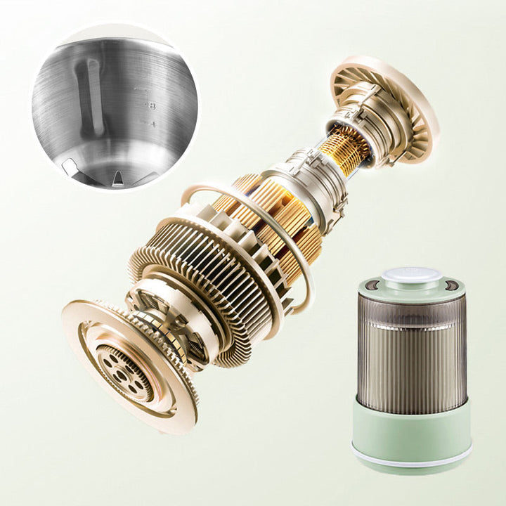 Multifunktionale Getreidemühle, Edelstahlinnenraum, großes Fassungsvermögen, elegantes Design, ideales Küchengerät.