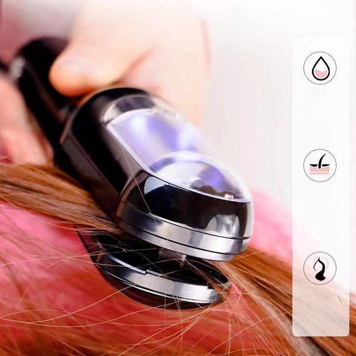 "Multifunktionales 2-in-1 Gerät für Haarglättung und Locken, stilvolles Design, perfekt für vielseitige Frauenfrisuren."