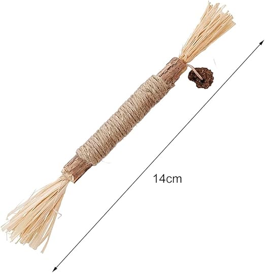 Natürliche Zahnreinigungssticks für Katzen: Grüne, längliche Sticks zur Zahnpflege, reduzieren Plaque und verbessern Mundhygi