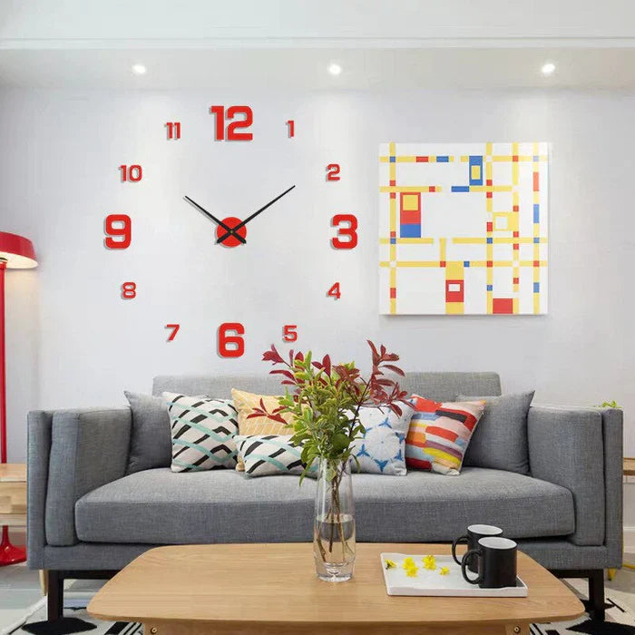 "Originelle Design-Wanduhr mit kreativem Stil, leiser Mechanik und vielseitigen Farboptionen für individuelles Ambiente."