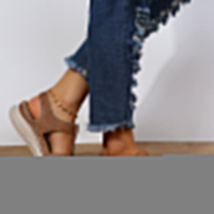 Orthopädische Damen-Klettsandalen, gepolsterte Sohle, atmungsaktiv, verstellbare Riemen, ergonomisch, leicht, komfortabel.