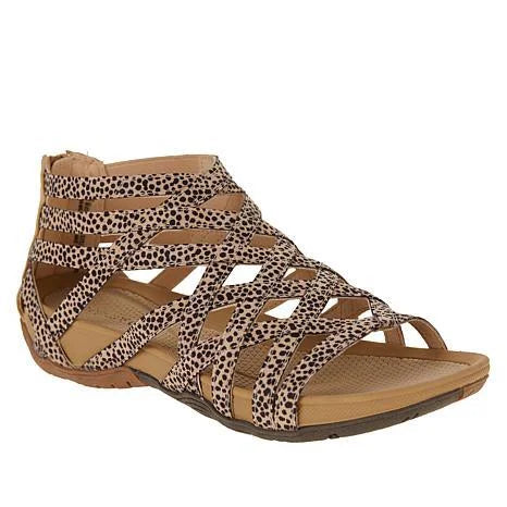 "Orthopädische Damen-Sandalen, beige, mit rutschfester und atmungsaktiver Sohle, ideal für Komfort und stilvolle Eleganz."