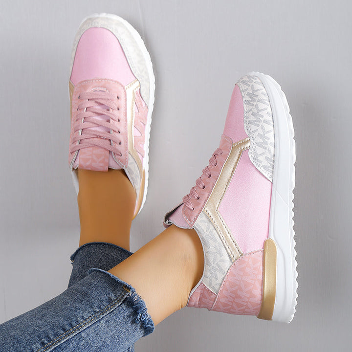 "Orthopädische Damen Sneaker, stilvoll, komfortabel, vielseitige Farben, sportliches Design, griffige Sohle, detailreich."