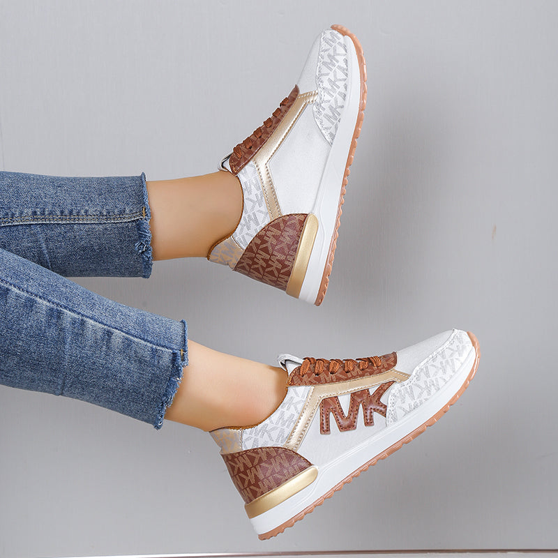 "Orthopädische Damen Sneaker, stilvoll, komfortabel, vielseitige Farben, sportliches Design, griffige Sohle, detailreich."