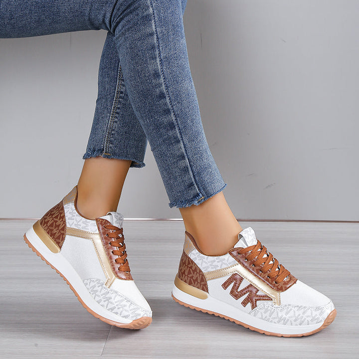 "Orthopädische Damen Sneaker, stilvoll, komfortabel, vielseitige Farben, sportliches Design, griffige Sohle, detailreich."