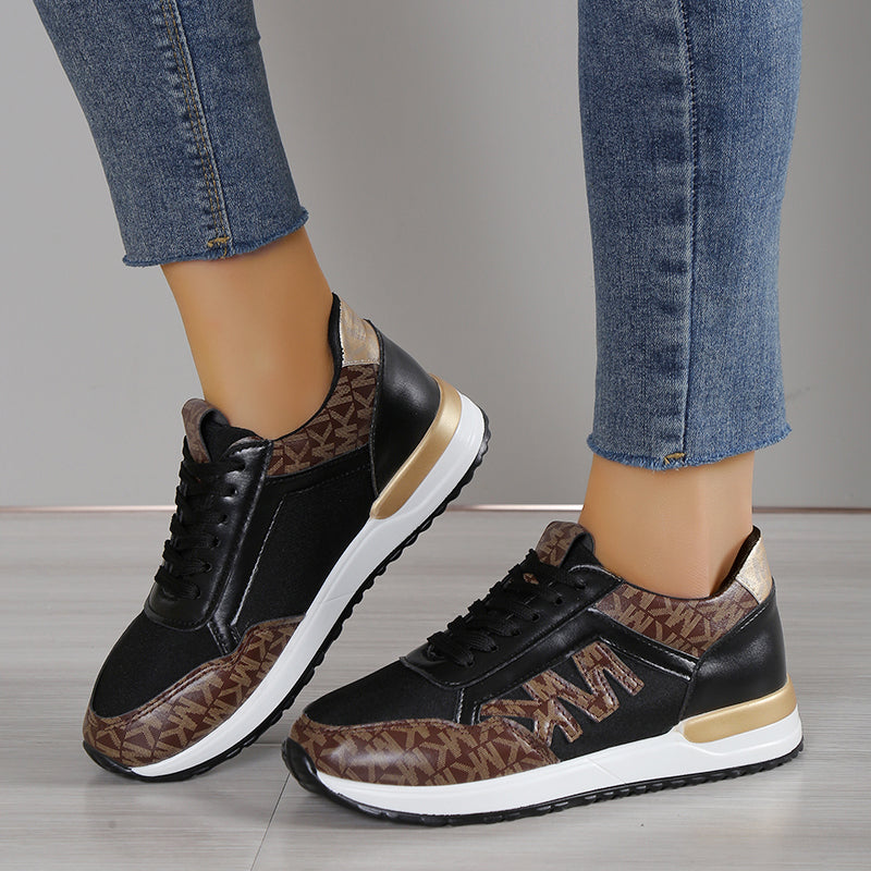 "Orthopädische Damen Sneaker, stilvoll, komfortabel, vielseitige Farben, sportliches Design, griffige Sohle, detailreich."