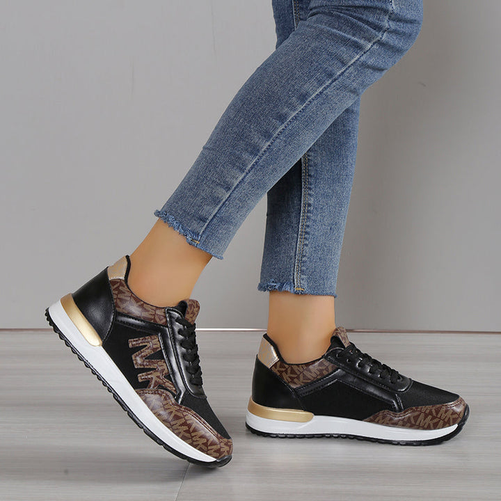 "Orthopädische Damen Sneaker, stilvoll, komfortabel, vielseitige Farben, sportliches Design, griffige Sohle, detailreich."