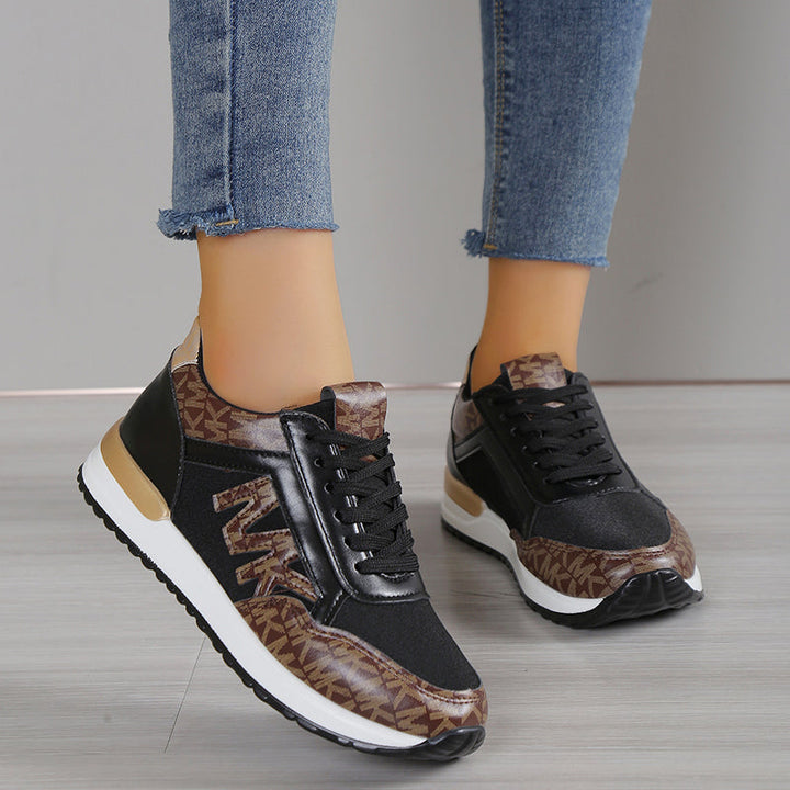 "Orthopädische Damen Sneaker, stilvoll, komfortabel, vielseitige Farben, sportliches Design, griffige Sohle, detailreich."