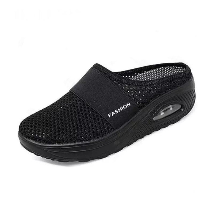 Orthopädische Damenschuhe mit Luftkissen, atmungsaktivem Mesh-Material, runder Spitze und rutschfester Sohle in verschiedenen
