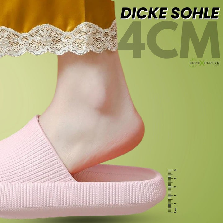 "Orthopädische Hausschuhe mit EVA-Polsterung, rutschfester Sohle, in Gelb, Grün, Orange, Rosa, Schwarz für maximalen Komfort.