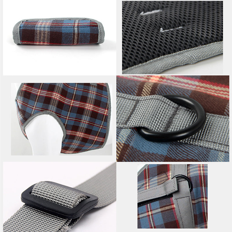 "Orthopädischer Hundegurt mit Verstellbaren Gurten für Unterstützung der Hinterbeine, ergonomisches Design für Stabilität."