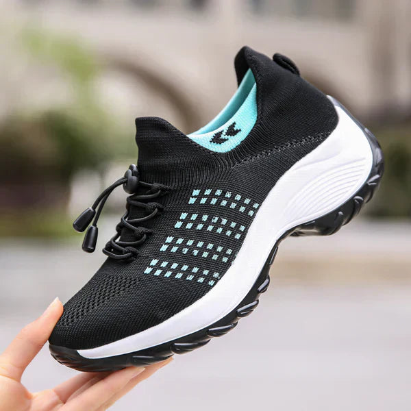Orthoschuhe für Plantarfasziitis, elegante Damen-Fußbekleidung; stilvolles Design in Grau, bietet Komfort und Schmerzlinderun
