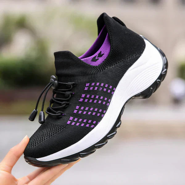 Orthoschuhe für Plantarfasziitis, elegante Damen-Fußbekleidung; stilvolles Design in Grau, bietet Komfort und Schmerzlinderun