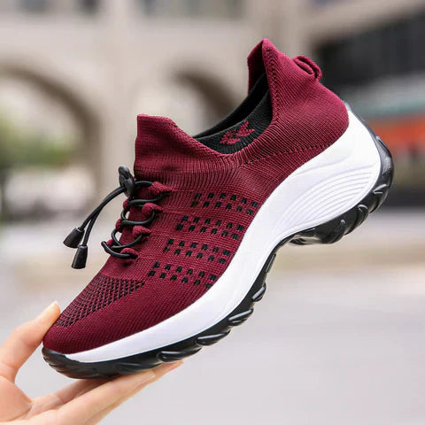 Orthoschuhe für Plantarfasziitis, elegante Damen-Fußbekleidung; stilvolles Design in Grau, bietet Komfort und Schmerzlinderun