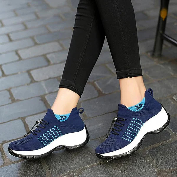 Orthoschuhe für Plantarfasziitis, elegante Damen-Fußbekleidung; stilvolles Design in Grau, bietet Komfort und Schmerzlinderun