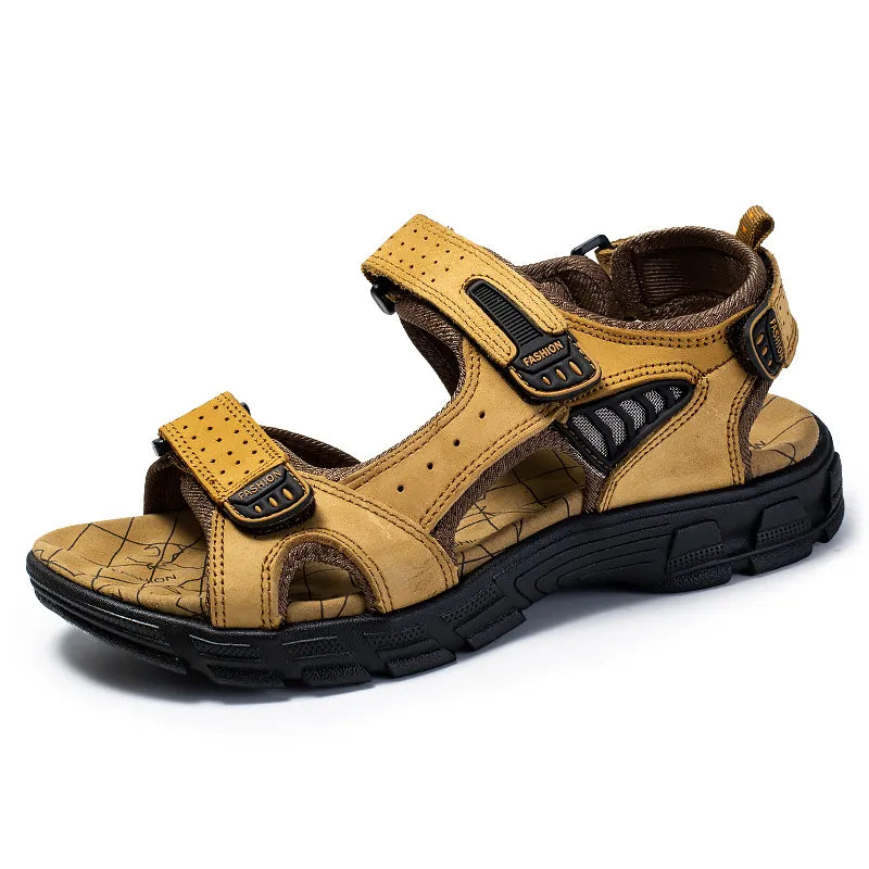 Robuste Ledersandalen für Herren, ideal für Abenteuer, sportliche Aktivitäten und Komfort. Elegant und in vielen Farben erhäl