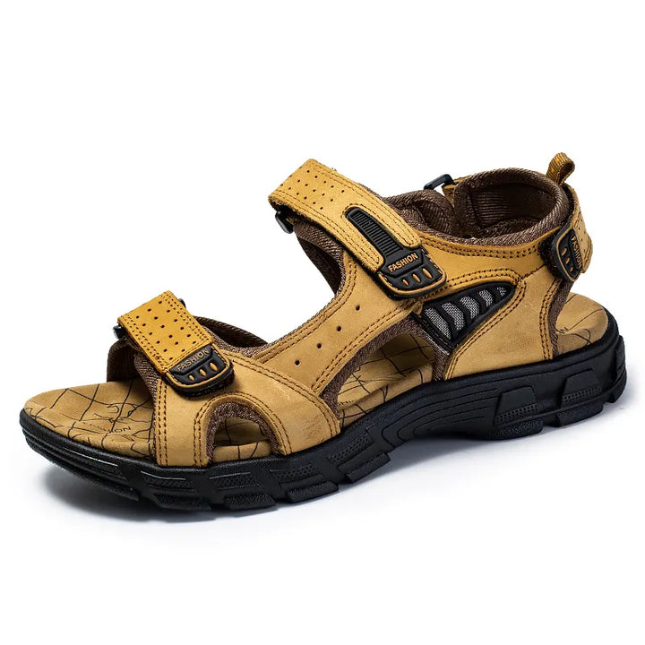 Robuste Ledersandalen für Herren, ideal für Abenteuer, sportliche Aktivitäten und Komfort. Elegant und in vielen Farben erhäl