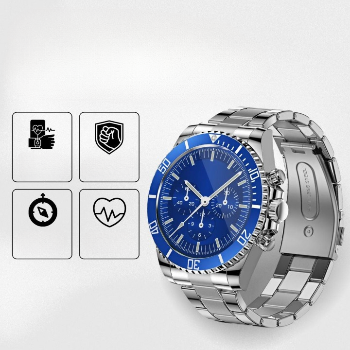 Nexos Pro Smartwatch | Militärische Stärke & Gesundheitsüberwachung