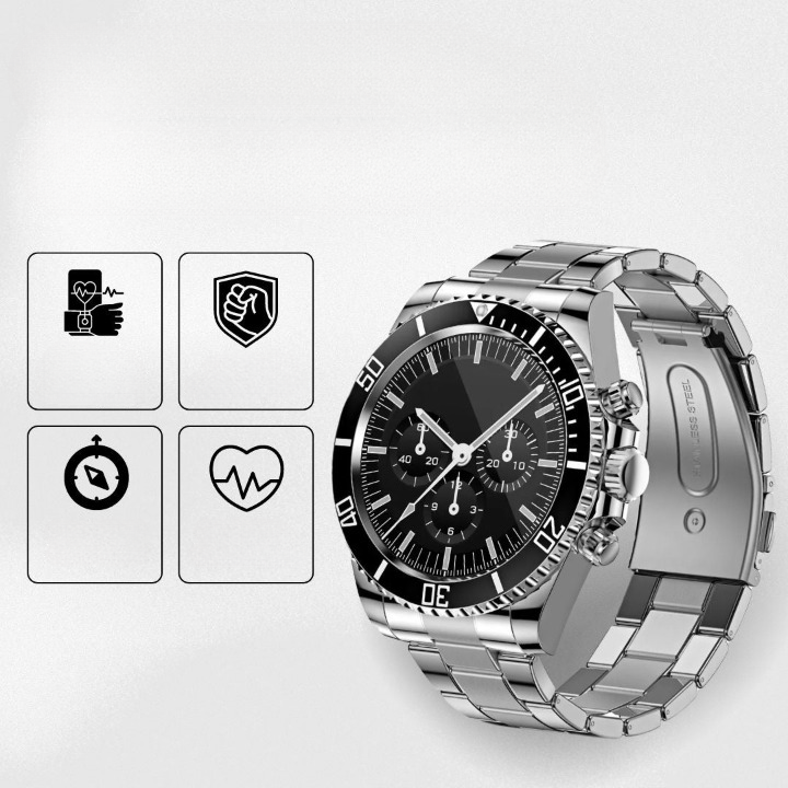 Nexos Pro Smartwatch | Militärische Stärke & Gesundheitsüberwachung