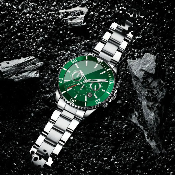 Robuste Smartwatch mit Gorilla® Glass, Metallgehäuse und Gesundheitsfunktionen, ideal für extreme Bedingungen.