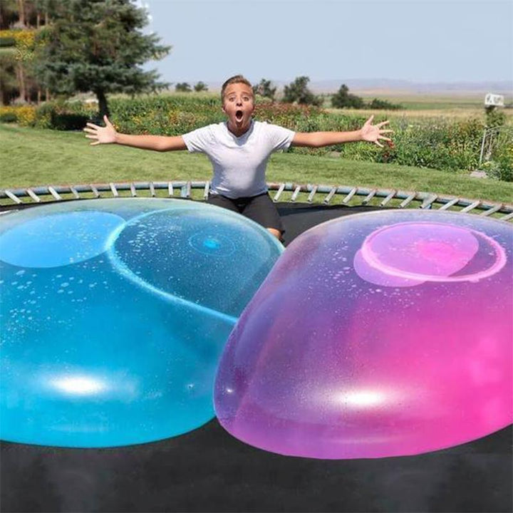 "Robuster, vielseitiger aufblasbarer Bubble Ball in Pink, Grün, Hellblau für Spaß im Garten oder Pool"