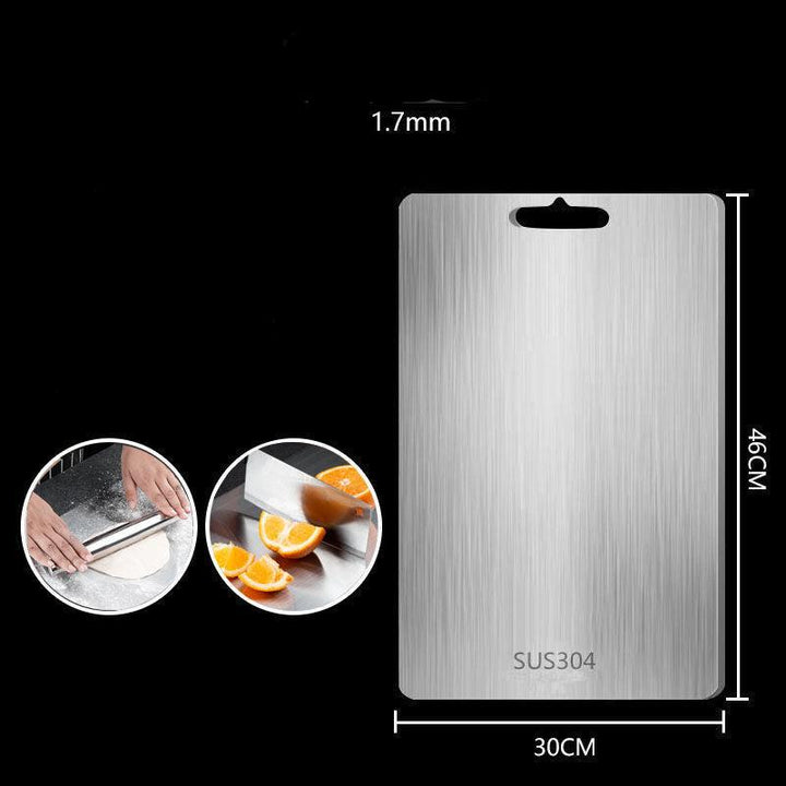 Robustes Schneidebrett aus Titan, modernes Design, hygienisch, antibakteriell, geruchsneutral, schützt Messerklingen.