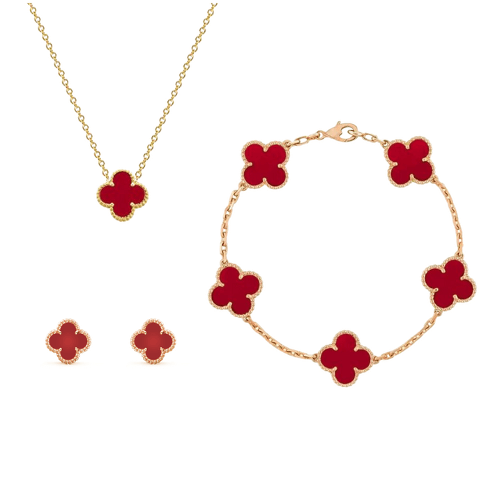 Luxuriöses Clover Schmuckset