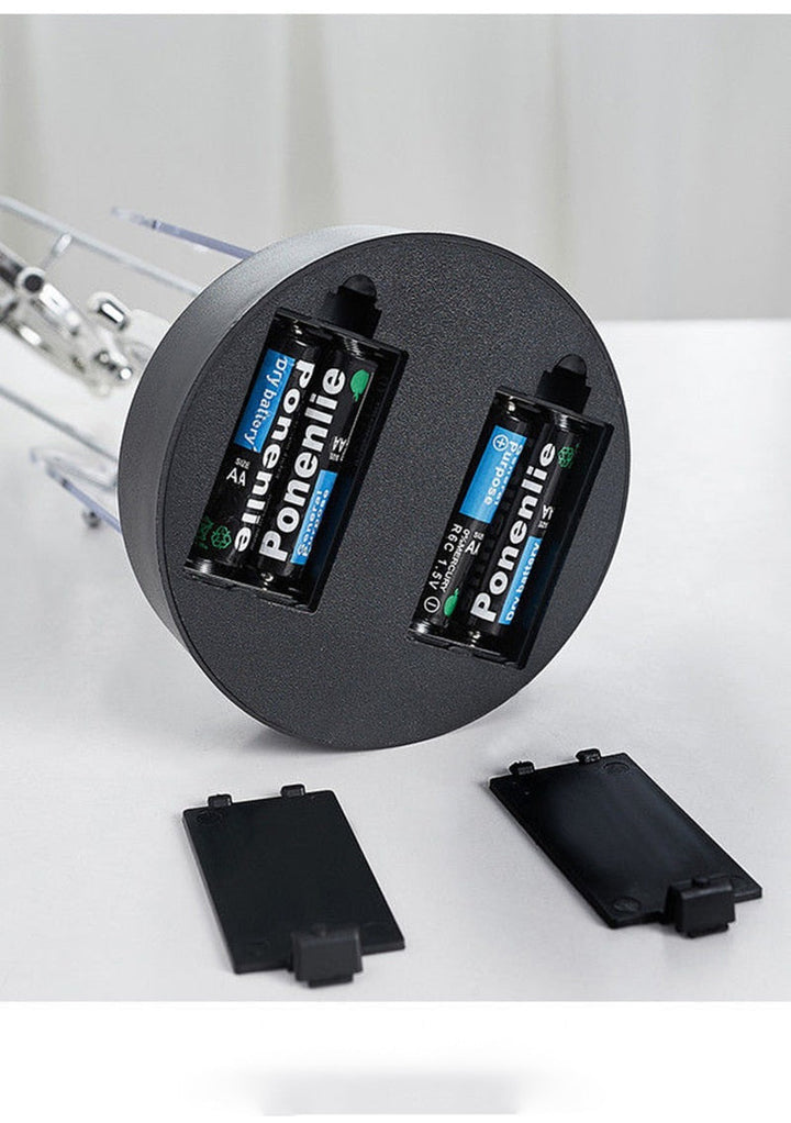 Rotierendes Perpetuum Mobile-Pendelornament, modernes Design, Metallstruktur, ideal für Wohn- und Büroräume, Dekoration.