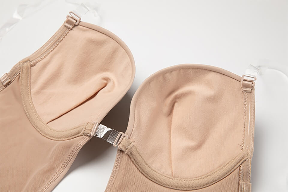 "Rückenfreier Body Shaper BH, unsichtbar, formt Silhouette, elegante Passform, flacher Bauch, ideal für rückenfreie Kleidung"
