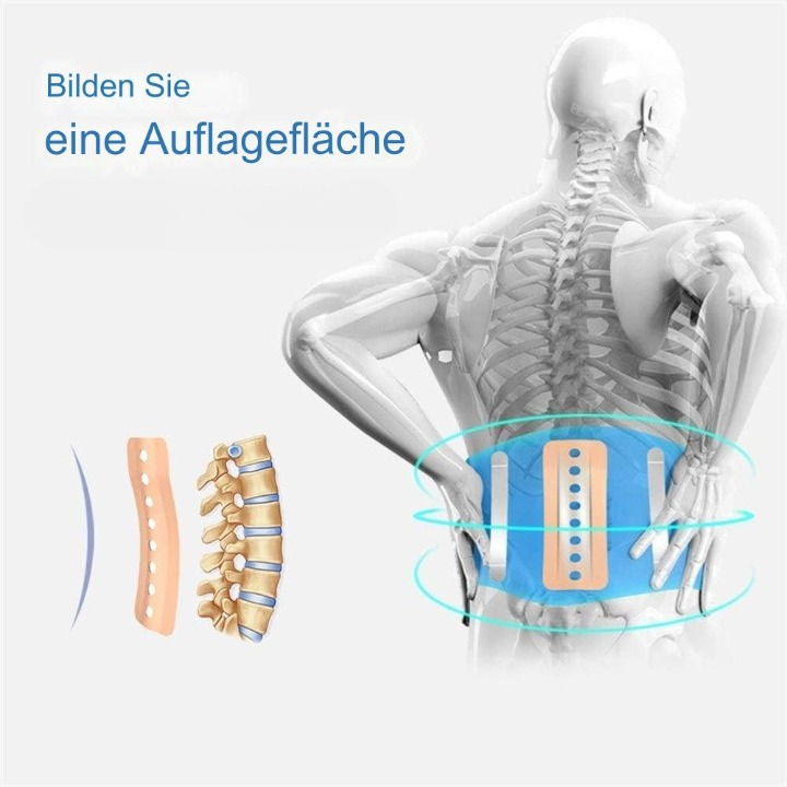 "Rückenstützgürtel für Schmerzlinderung, schwarz, komfortabel, effektiv, Unterstützung bei Rückenschmerzen, Sports & Wellbein