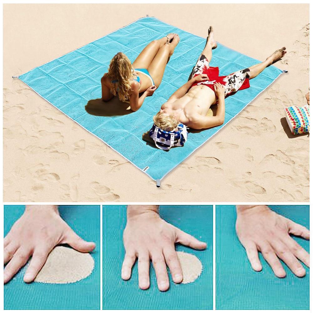 "Sandfreie rosa Strandmatte XXL 200x200, sandabweisendes Design, perfekt für sonnige Tage am Strand oder im Park."