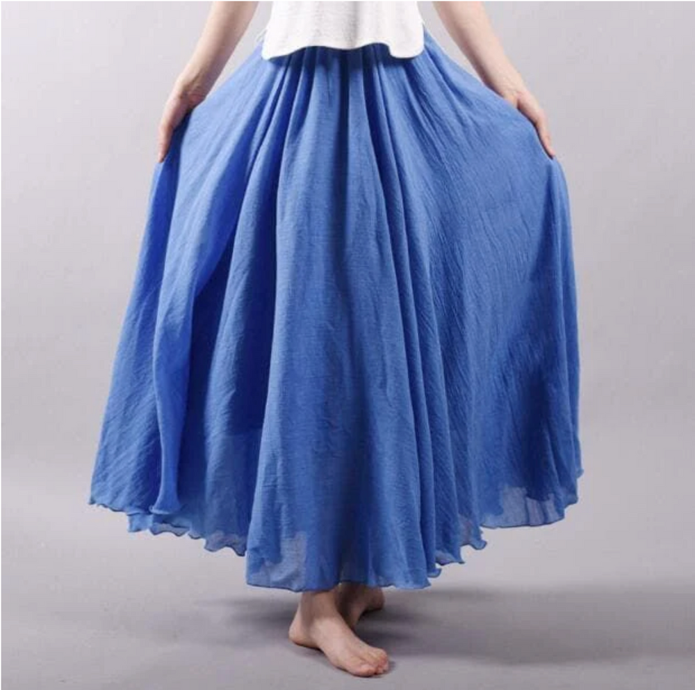 Schicker Wanadan Damenrock im Sommerdesign, vielseitig kombinierbar, in sanften Farben, ideal für Alltag und Eleganz.