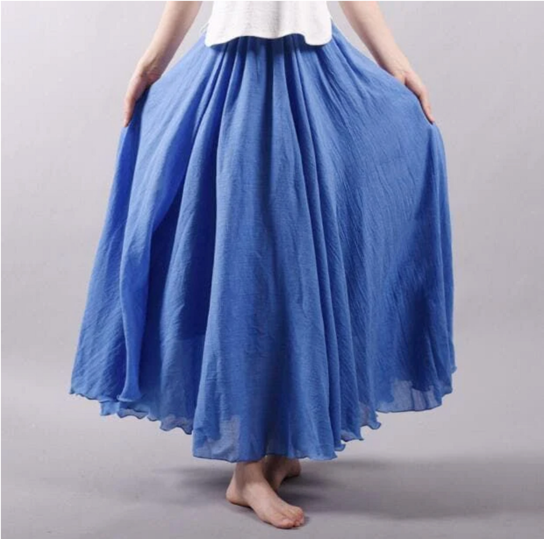 Schicker Wanadan Damenrock im Sommerdesign, vielseitig kombinierbar, in sanften Farben, ideal für Alltag und Eleganz.