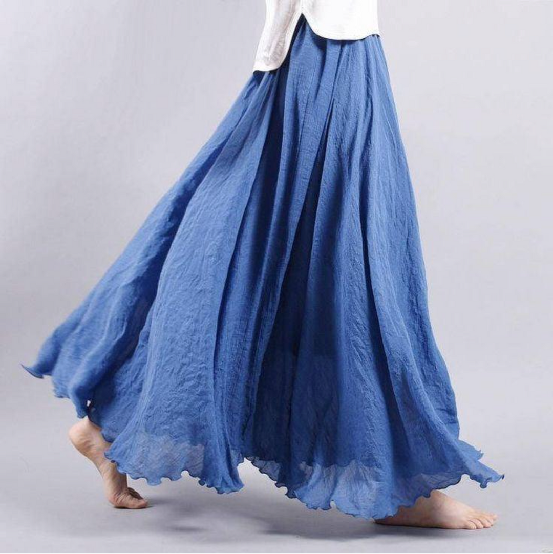 Schicker Wanadan Damenrock im Sommerdesign, vielseitig kombinierbar, in sanften Farben, ideal für Alltag und Eleganz.