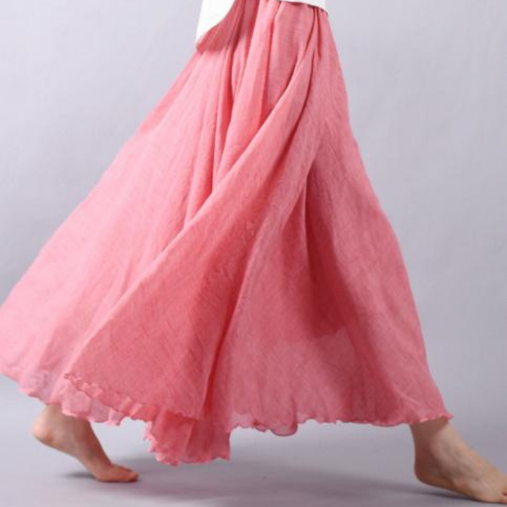 Schicker Wanadan Damenrock im Sommerdesign, vielseitig kombinierbar, in sanften Farben, ideal für Alltag und Eleganz.