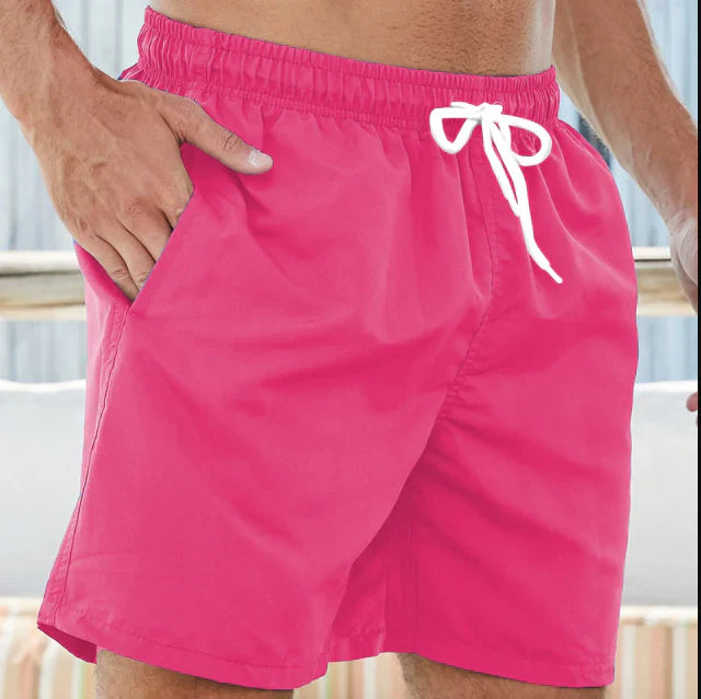 Schnelltrocknende Herren Badeshorts, modern, farbenfroh, mit Taschen, ideal für den Strand, bietet Komfort und schnelles Troc