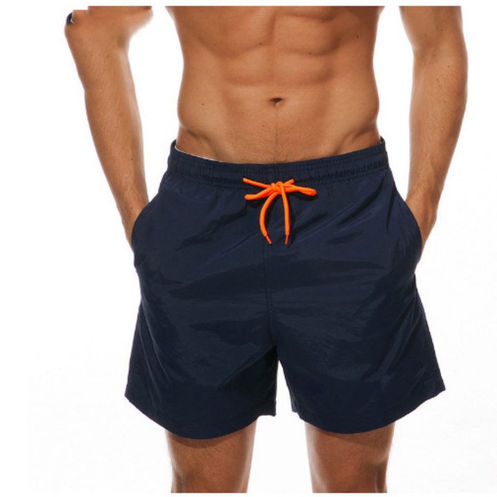 Schnelltrocknende Herren Badeshorts, modern, farbenfroh, mit Taschen, ideal für den Strand, bietet Komfort und schnelles Troc