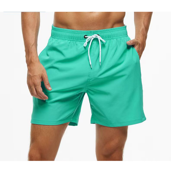 Schnelltrocknende Herren Badeshorts, modern, farbenfroh, mit Taschen, ideal für den Strand, bietet Komfort und schnelles Troc